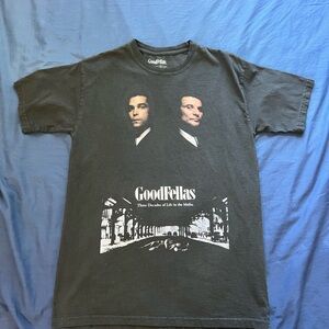 Good Fellas Vintage Graphic Black Tee Shirt